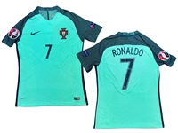 Cristiano Ronaldo 2016 Portugal National Team Match Worn Jersey - Convincing Wear - Excellent Example (RGU Game Used LOA)