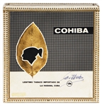 Fidel Castro Owned & Signed Cohiba Lanceros Cigar Box (JSA & RGU Event Used LOA)