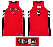 Chris Bosh 2008-09 Toronto Raptors PHOTO MATCHED Game Worn Jersey - Matched to 7 Games! (RGU Match LOA)