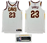 LeBron James 2017-18 Cleveland Cavalier TEAM ISSUED Home Jersey