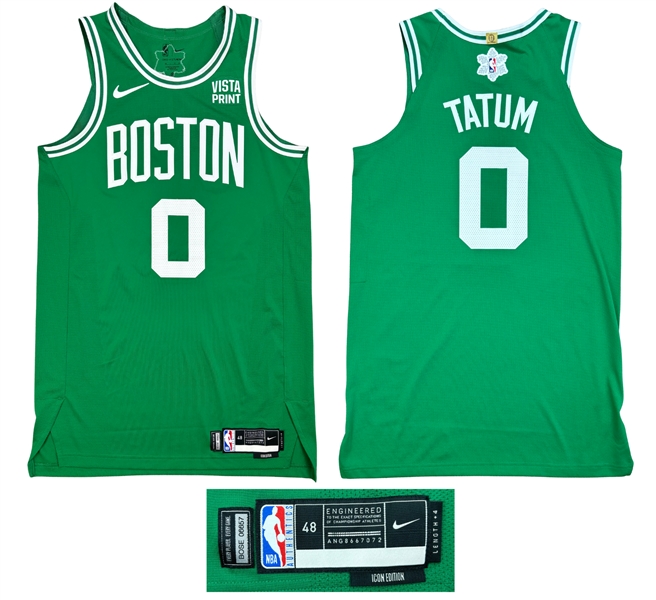 Jayson Tatum 2023-24 Boston Celtics TEAM ISSUED Christmas Day Road Jersey