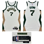 Jaylen Brown 2023-24 Boston Celtics TEAM ISSUED Alternate Home Jersey