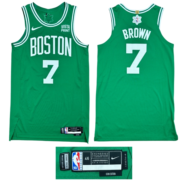 Jaylen Brown 2023-24 Boston Celtics TEAM ISSUED Christmas Day Road Jersey