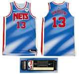 James Harden 2020-21 Brooklyn Nets TEAM ISSUED Throwback Style Road Jersey