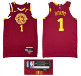 Rajon Rondo Cleveland Cavaliers TEAM ISSUED Throwback Road Jersey