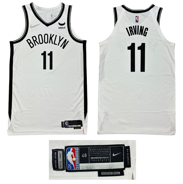 Kyrie Irving 2021-22 Brooklyn Nets TEAM ISSUED Home Jersey