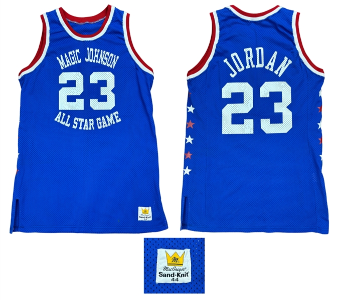 Michael Jordan 1988 Magic Johnson All-Star Game & Dunk Contest Worn PHOTO MATCHED Jersey - 54 Points! Game Winning FTs! (RGU Match LOA)