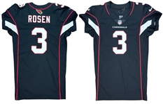 Josh Rosen 2018 Arizona Cardinals Game ISSUED Home Alternate Black Jersey