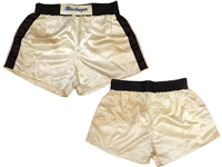 Muhammad Ali Training Worn McGregor Trunks - Incredible Provenance, Extensive Wear (RGU Event Used LOA, Sports Reporter Letter of Provenance)