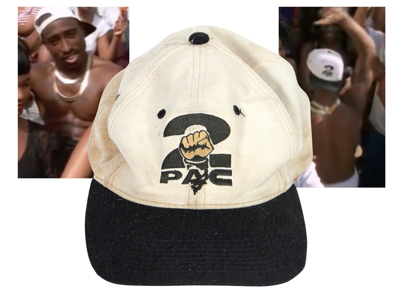 Tupac Shakur Owned & Worn “2pacalypse” Hat - Similar to Iconic “I Get Around” Music Video (RGU Event Used LOA & GHRR LOA)