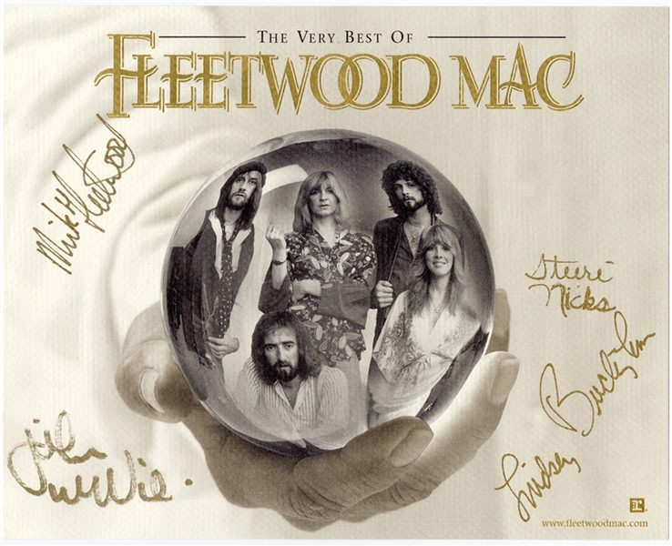 Fleetwood Mac Full Band Signed Original Promotional Photograph (JSA)