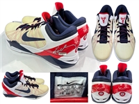 Kobe Bryant Signed Nike "Kobe 7" Mens Olympic Edition Sneakers - Panini COA