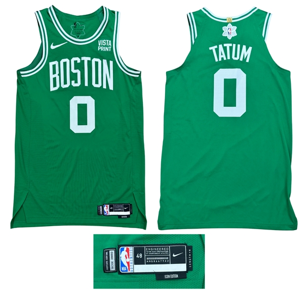 Jayson Tatum 2023-24 Boston Celtics Team Issued Christmas Day Road Jersey