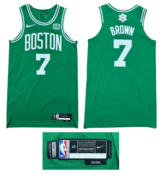 Jaylen Brown 2023-24 Boston Celtics Team Issued Christmas Day Road Jersey