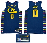 Kevin Love 2023-24 Cleveland Cavaliers Team Issued Road Navy Alternate Jersey