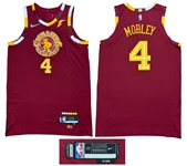 Evan Mobley 2017-18 Cleveland Cavaliers Team Issued Alternate Road Jersey