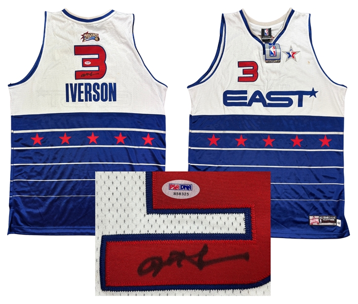 Allen Iverson Signed 2006 NBA All-Star EAST Authentic Jersey - PSA Sticker