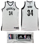 Paul Pierce 2013-14 Brooklyn Nets Game Worn & Signed Home Jersey