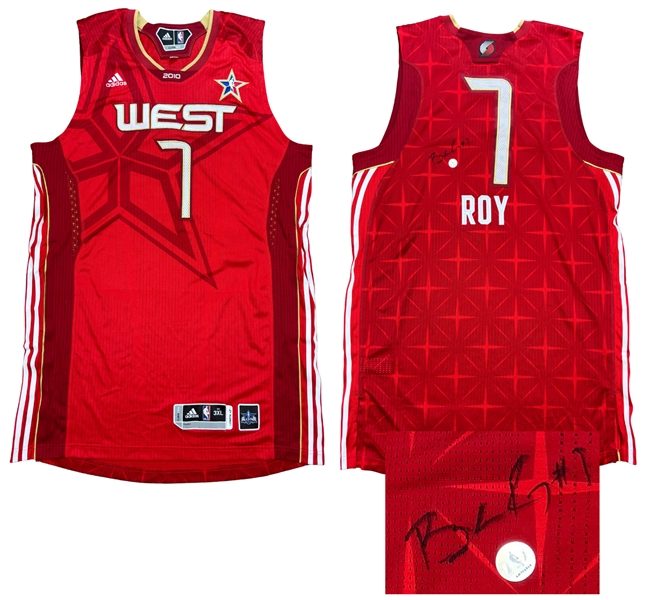 Brandon Roy 2010 NBA All-Star WEST Team Issued Signed Jersey