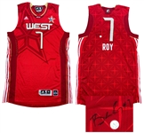 Brandon Roy 2010 NBA All-Star WEST Team Issued Signed Jersey