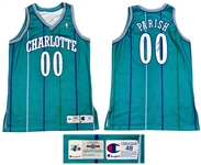 Robert Parish 1994-95 Charlotte Hornets Photo Matched Game Worn Road Jersey - (Meigray LOA)