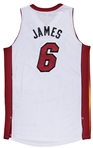 LeBron James Game Worn 2014 NBA Finals Jersey LeBron's Final Home Game as a Member of the Heat - Meigray & RGU Photo Matched & Upper Deck COA