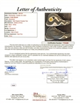 Kobe Bryant 1997 Rookie Playoff Debut Series Game Worn & Dual Signed Adidas Sneakers - Apparent Photo Match, Jazz Staff Provenance