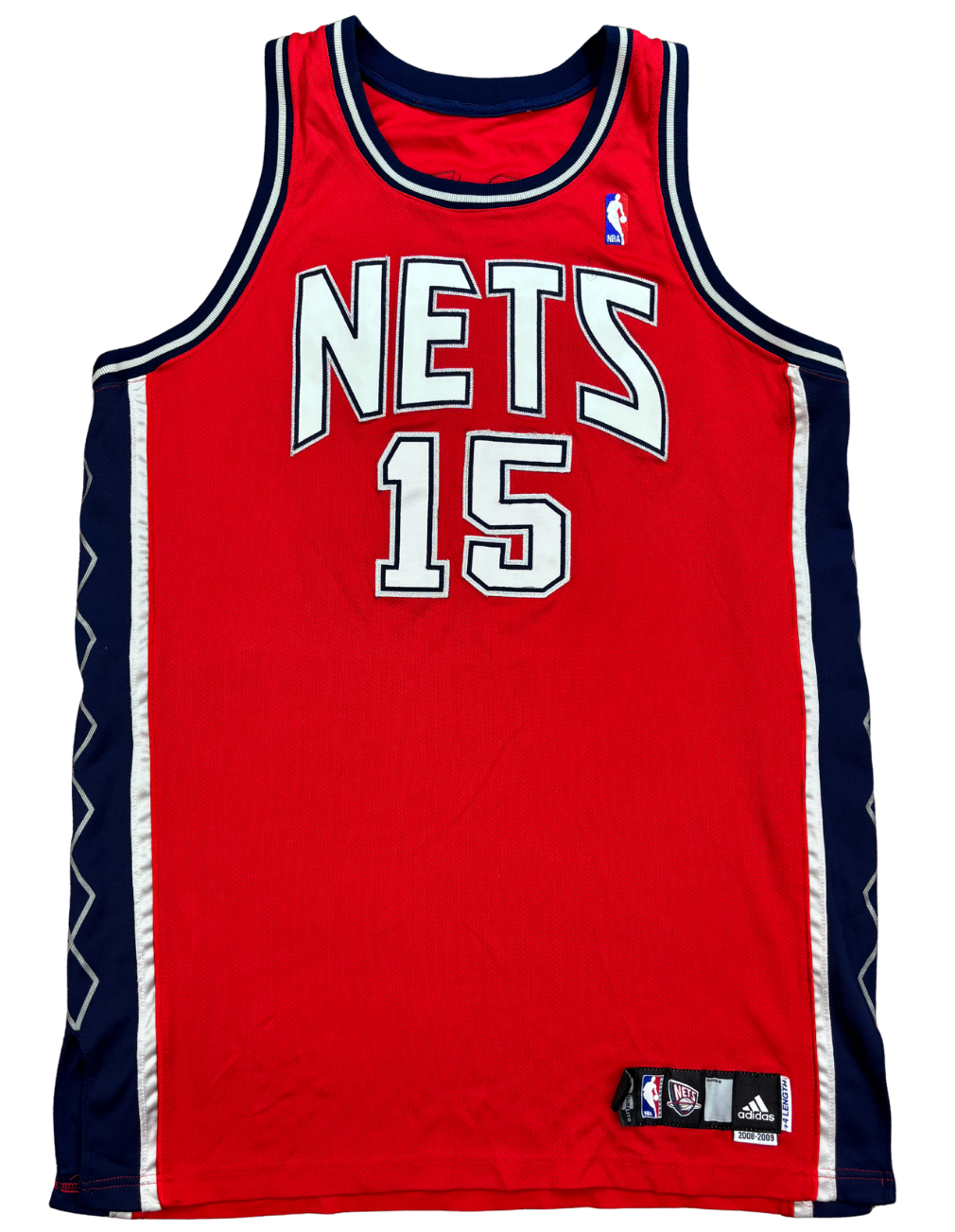 Vince Carter 2008-09 Photo Matched New Jersey Nets Game Used, Signed Road Jersey - Matched to 8 Games (Meigray/RGU) 1st Matched Carter Nets Jersey to Auction