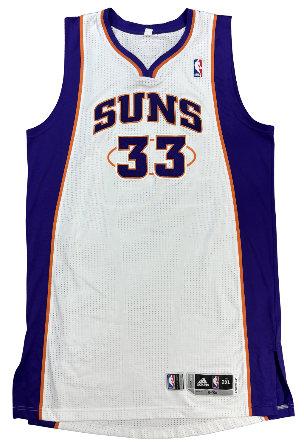 Grant Hill March 30, 2011 Phoenix Suns Game Worn Home Jersey (RGU Photo Match LOA)
