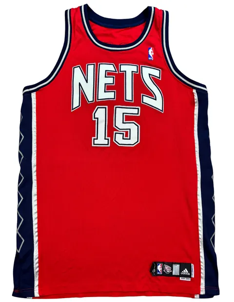 Vince Carter 2008-09 Photo Matched New Jersey Nets Game Used, Signed Road Jersey - Matched to 9 Games - Worn vs. Kobe & in 39 Pt Game vs. Toronto - 227 Total Points! (Meigray/RGU) 1st Matched Carter Nets Jersey to Auction