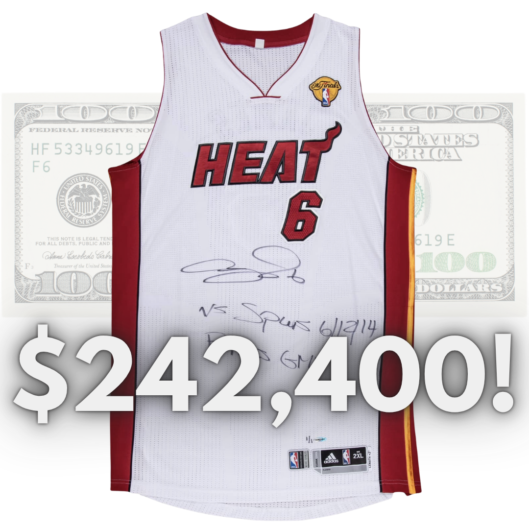 LeBron James Game Worn